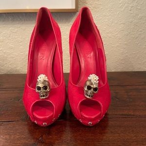 Alexander Mqueen Red Heels